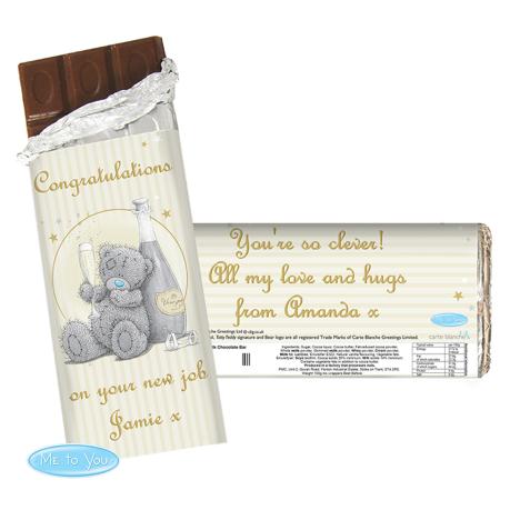 Personalised Me to You Gold Stars 100g Chocolate Bar £6.99